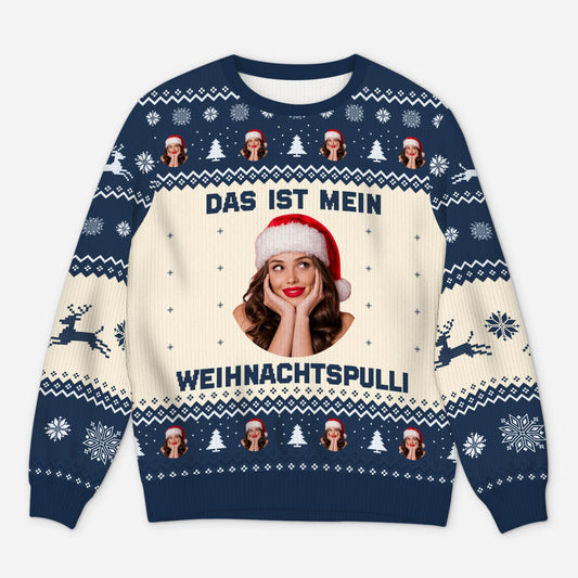 5726WGE1 das ist mein weihnachtspulli lustiger weihnachtspullover personalisiert_ foto 5726WT6AA