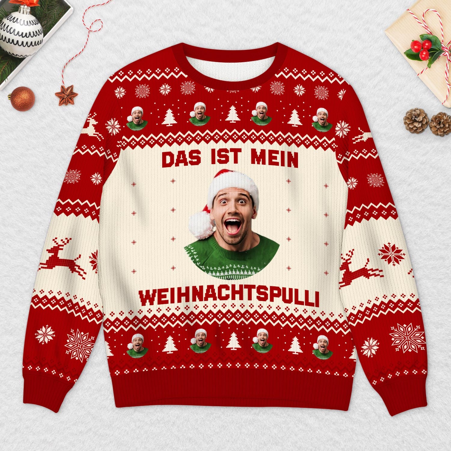 5726WGE1 das ist mein weihnachtspulli lustiger weihnachtspullover personalisiert_ foto 5726WT6AA2