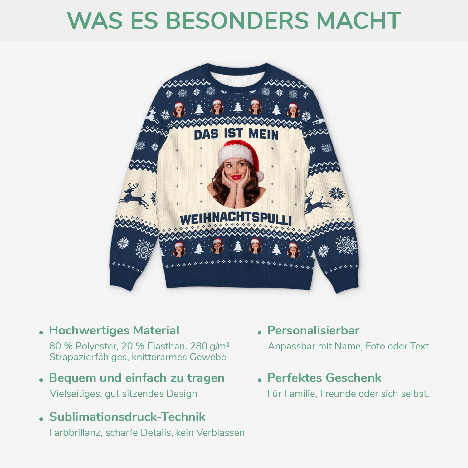 5726WGE1 das ist mein weihnachtspulli lustiger weihnachtspullover personalisiert_ foto 5726WT6AA5