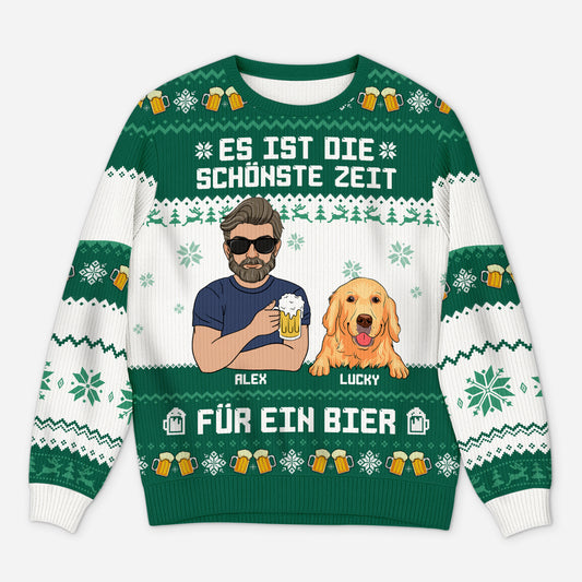 5735WGE2 es ist die schonste zeit fur ein bier weihnachtspullover hund personalisiert damen_ 5735W3IZC_26ee5222 dbbf 465a 9cc1 e07f1d817efc