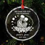 5738OGE1 bis dass der tod uns scheidet personalisierter weihnachtsschmuck_ glas paar 5738O6UNG