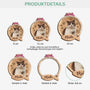 5740OGE3 erstes weihnachten personalisierte 2 schicht holz ornamente weihnachten katze mit foto 5740OTTQD