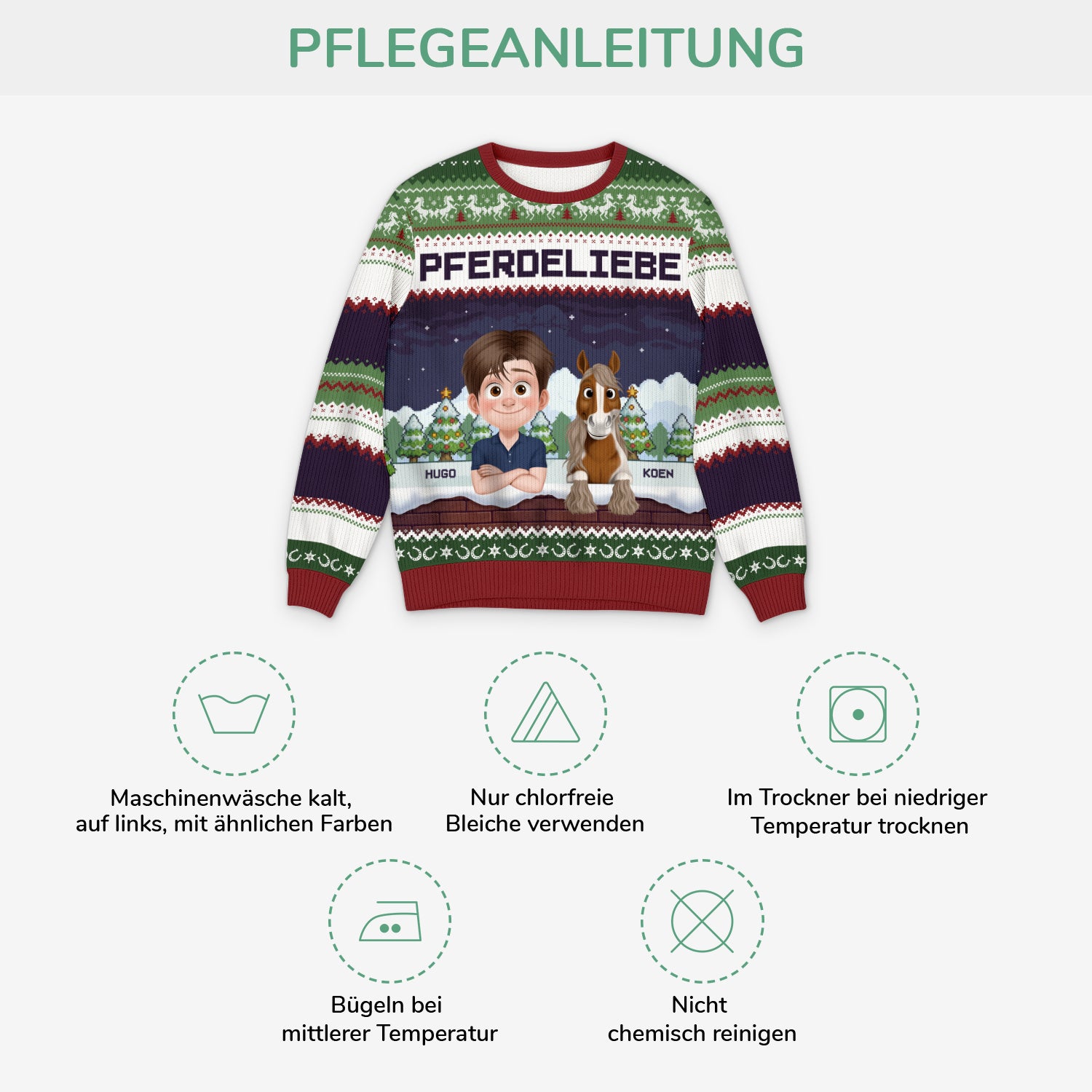 5742WGE4 pferdeliebe personalisiert_er weihnachtspullover pferd 5742W3FZU