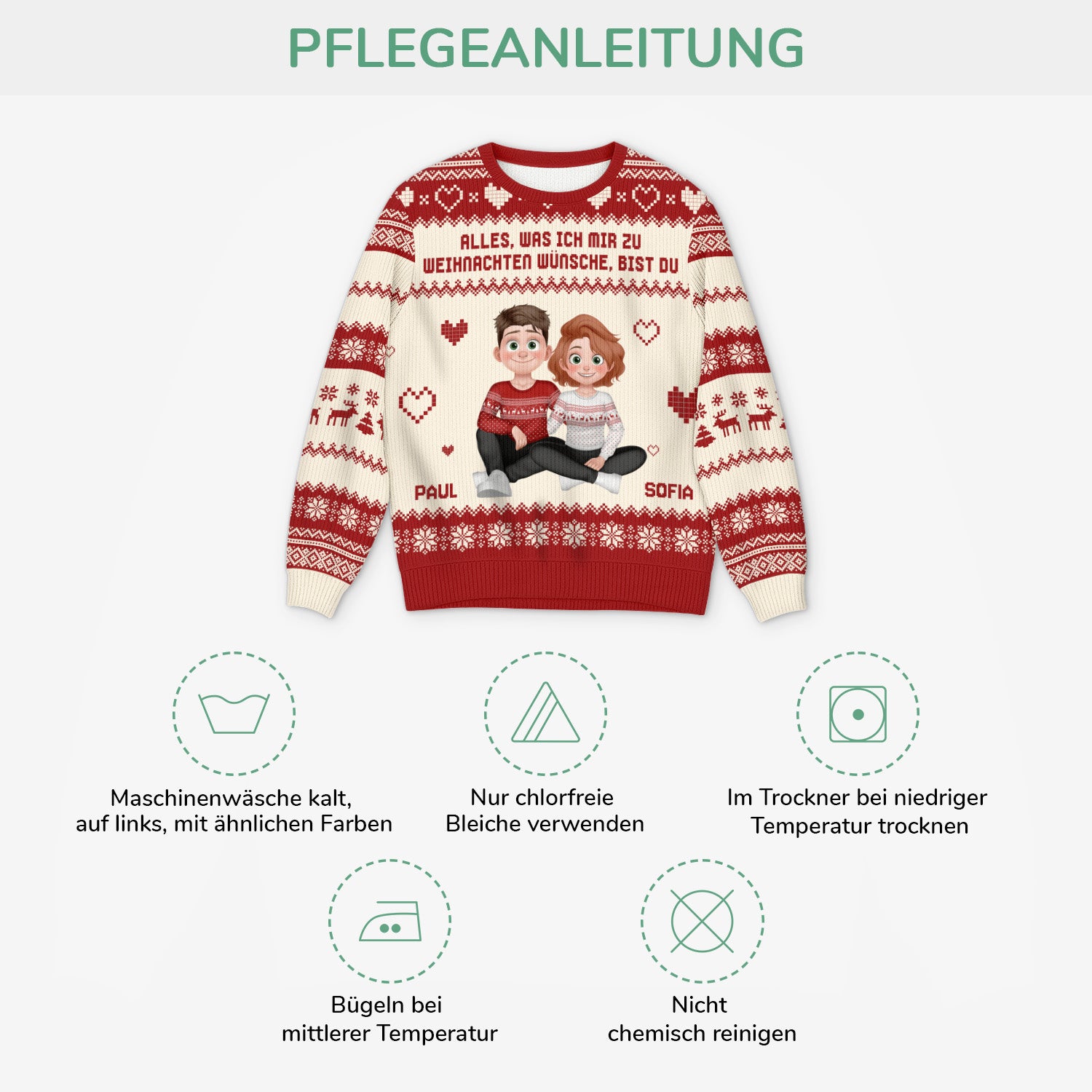 5754WGE4 alles was ich mir zu weihnachten wunsche bist du personalisiert_er weihnachtspullover paare 5754WKQMG