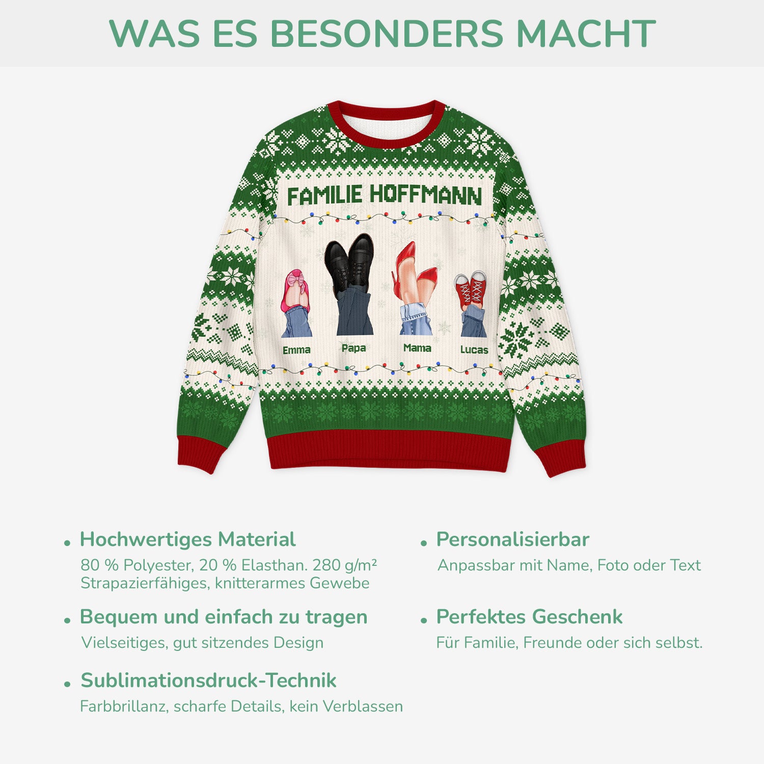 5761WGE5 die familie schuhe weihnachtspullover familie personalisiert_ 5761W8ZNI