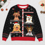 5772WGE2 bilderrahmen hunde weihnachtspullover hund personalisiert_ 5772WKYAC
