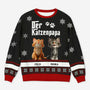 5782WGE1 der katzenpapa weihnachtspullover katze personalisiert_ 5782WKFCD