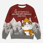 5784WGE1 ohne katze ist das leben eben doch langweilig weihnachtspullover katze personalisiert_ 5784WTLQD