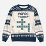 5794WGE1 papas gang personalisierte kreuzwortratsel weihnachtspullis_ papa 5794W8TNB