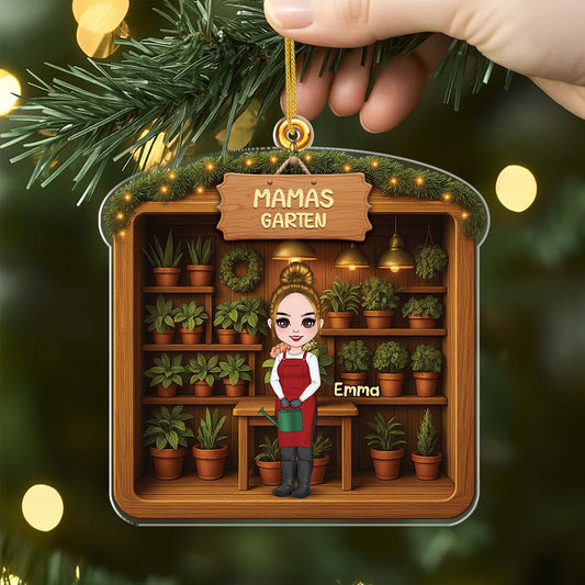 5805OGE2 3d druck effekt omas garten personalisierter weihnachtsschmuck acryl oma 5805OKQQH