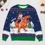 5806WGE2 kinder dinosaurier weihnachtspullover personalisiert_ kind mit gesicht 5806WTZAK