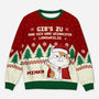5818WGE1 ohne mich ware das leben langweilig weihnachtspullover katze personalisiert_ 5818W6LTD