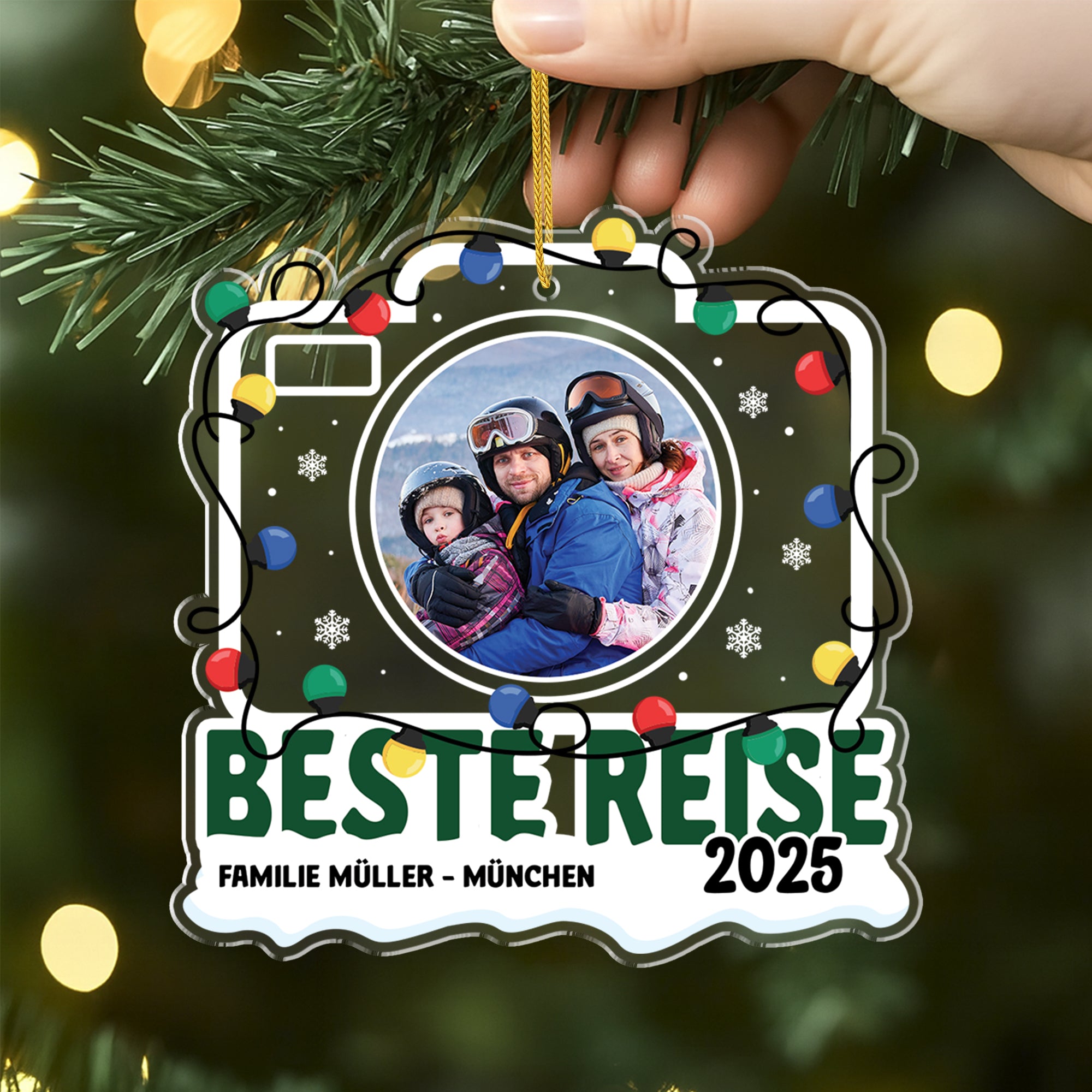 5821OGE2 beste reise personalisierter weihnachtsschmuck_ acryl familie mit foto 5821OTLNI