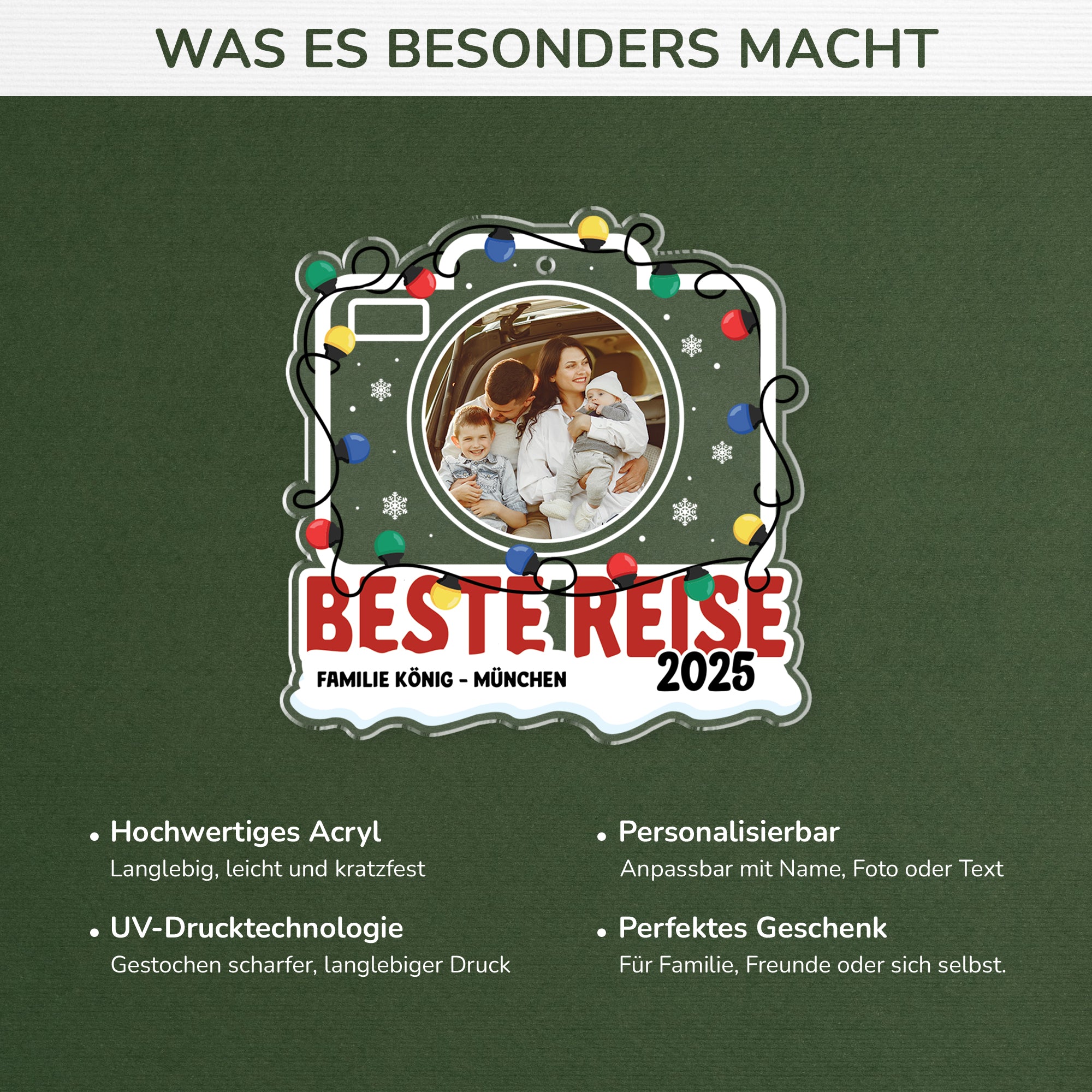 5821OGE4 beste reise personalisierter weihnachtsschmuck_ acryl familie mit foto 5821OTLNI