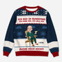 5829WGE1 ich bin im ruhestand ich muss nix ich will nix personalisierter weihnachtspullover rente lustig 5829W6QCA