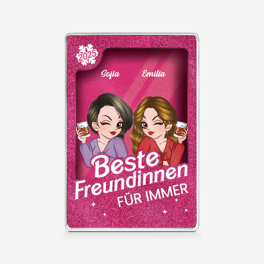 5832RGE1 beste freundinnen fur immer personalisierte rechteck acryl plakette beste freunde 5832R8ZAF