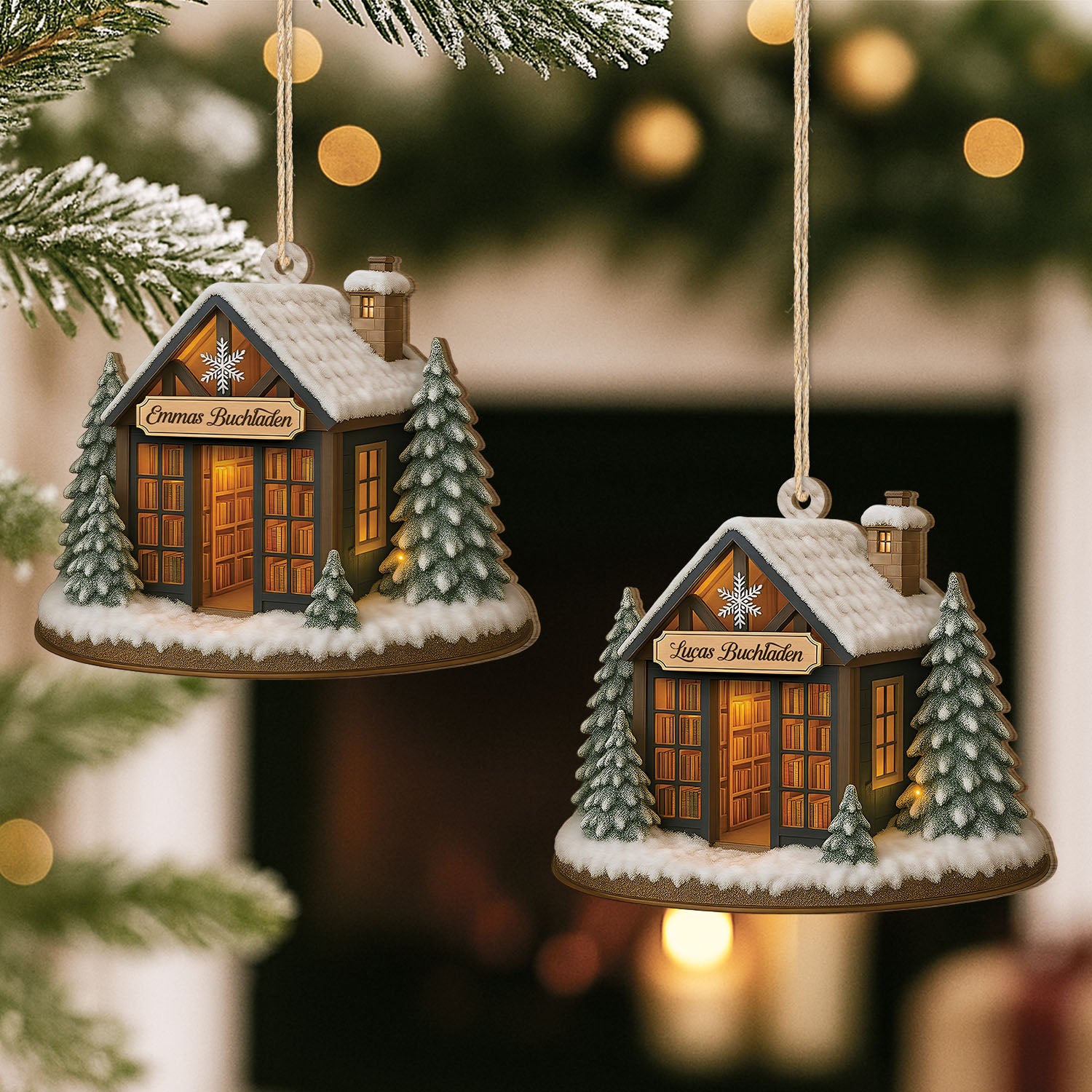 5833OGE2 buchladen personalisierte 1 schicht holz ornamente leseratten 5833OKMQA