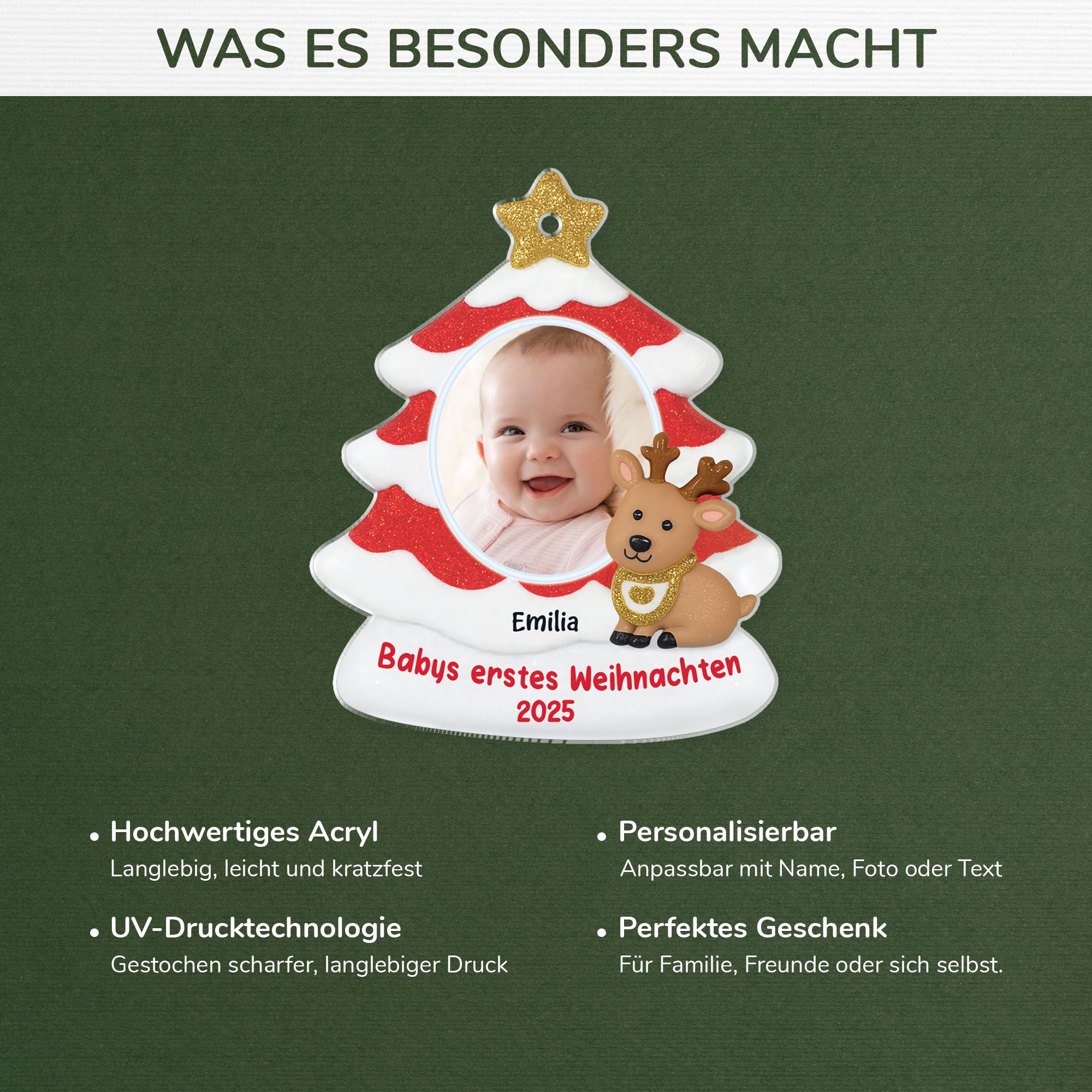 5838OGE4 erstes weihnachten_ personalisierter weihnachtsschmuck_ acryl mit foto zur geburt eines babys 5838O3ZAK