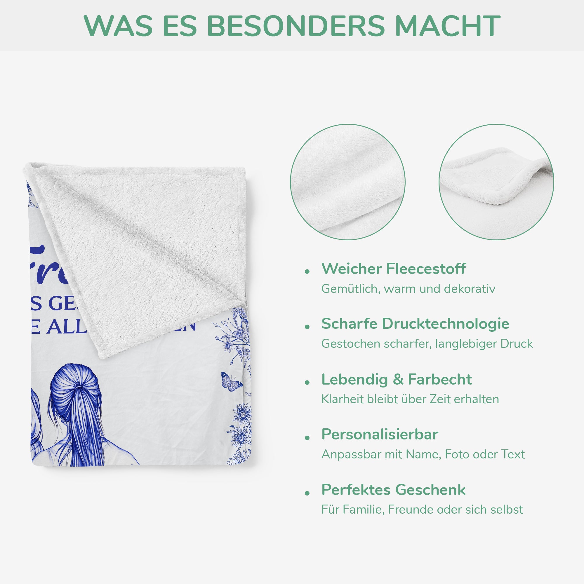 5844BGE4 freunde schwestern sind gottes geschenk personalisierte kuscheldecke beste freundin 5844B8ZZF