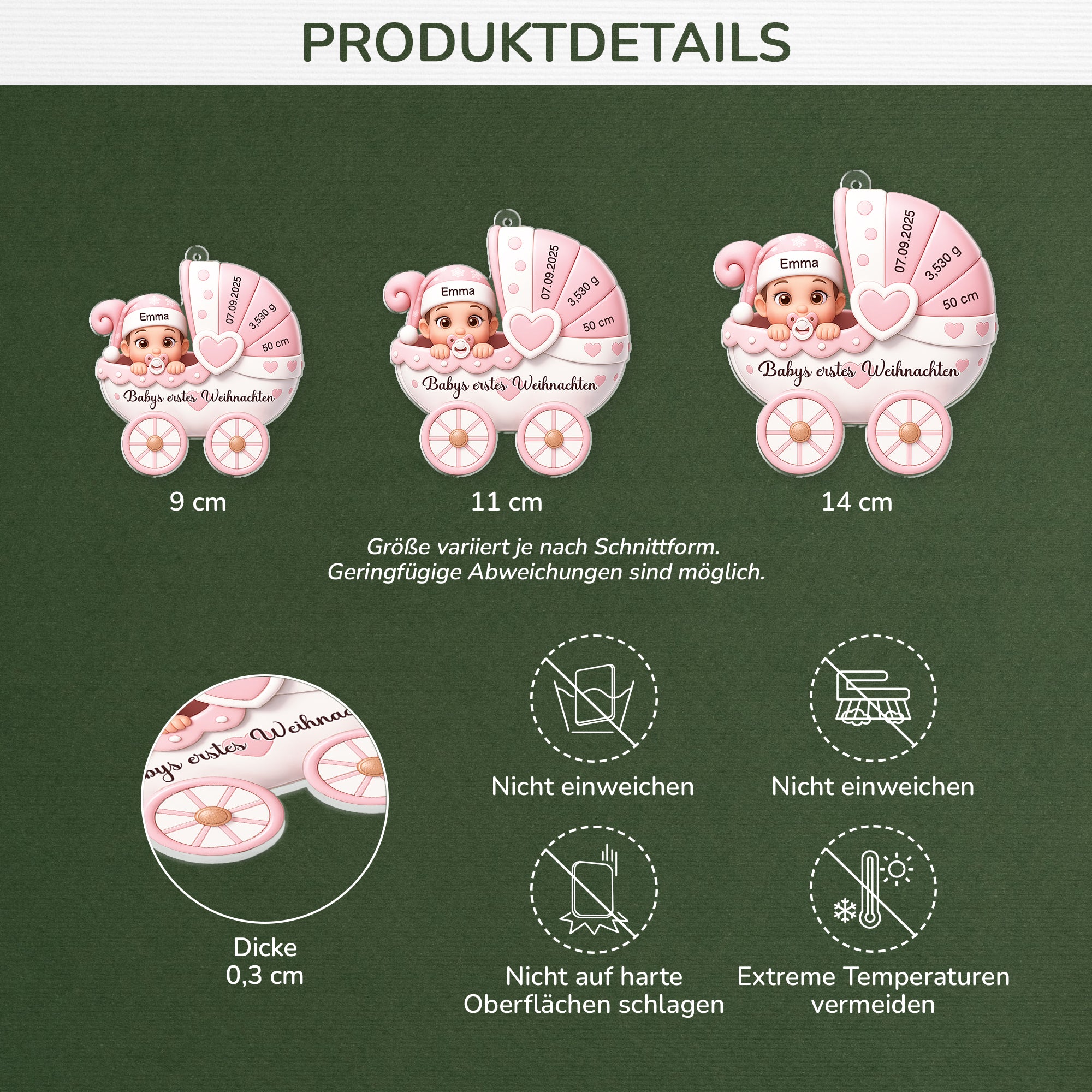 5850OGE3 3d druck effekt babys erstes weihnachten_ personalisierter weihnachtsschmuck_ acryl zur geburt 5850O8MNK