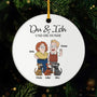 5854OGE1 du ich und der hund personalisierte keramik ornament paar 5854OKQ7C