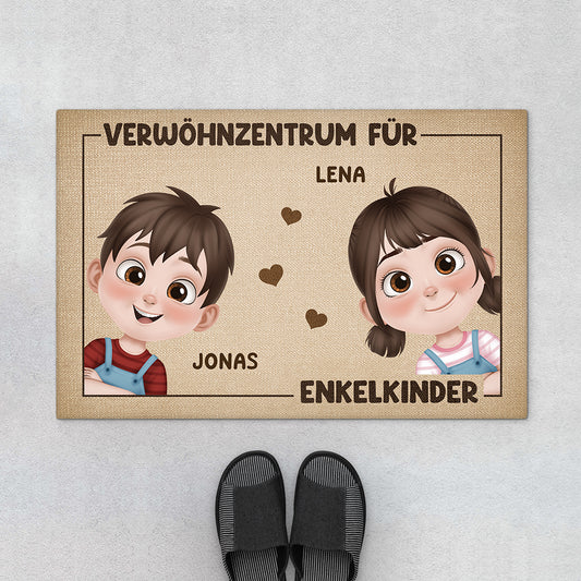 5866DGE1 verwohnzentrum fur enkelkinder personalisierte fussmatte oma und opa_ 5866D8TZA