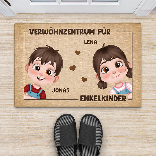 5866DGE2 verwohnzentrum fur enkelkinder personalisierte fussmatte oma und opa_ 5866D8TZA
