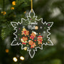 5869OGE1 familie lebkuchenmann personalisierter weihnachtsschmuck acryl 5869OKMCI