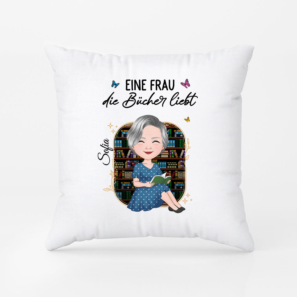 5874PGE2 ein madchen das bucher liebt kissen personalisiert madchen_ leseratten 5874PTTMA