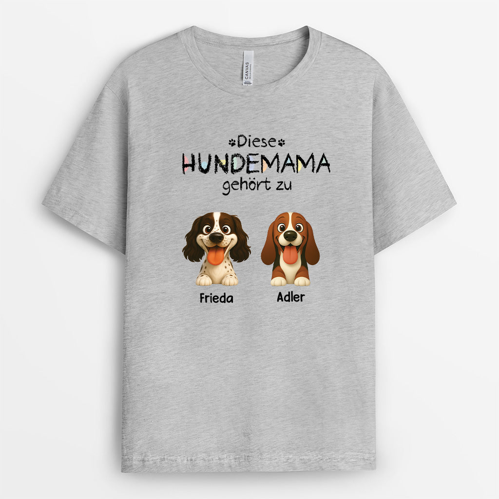 5883AGE2 dieser hundepapa gehort zu t shirt hund personalisiert buntstifte 5883AKV0C