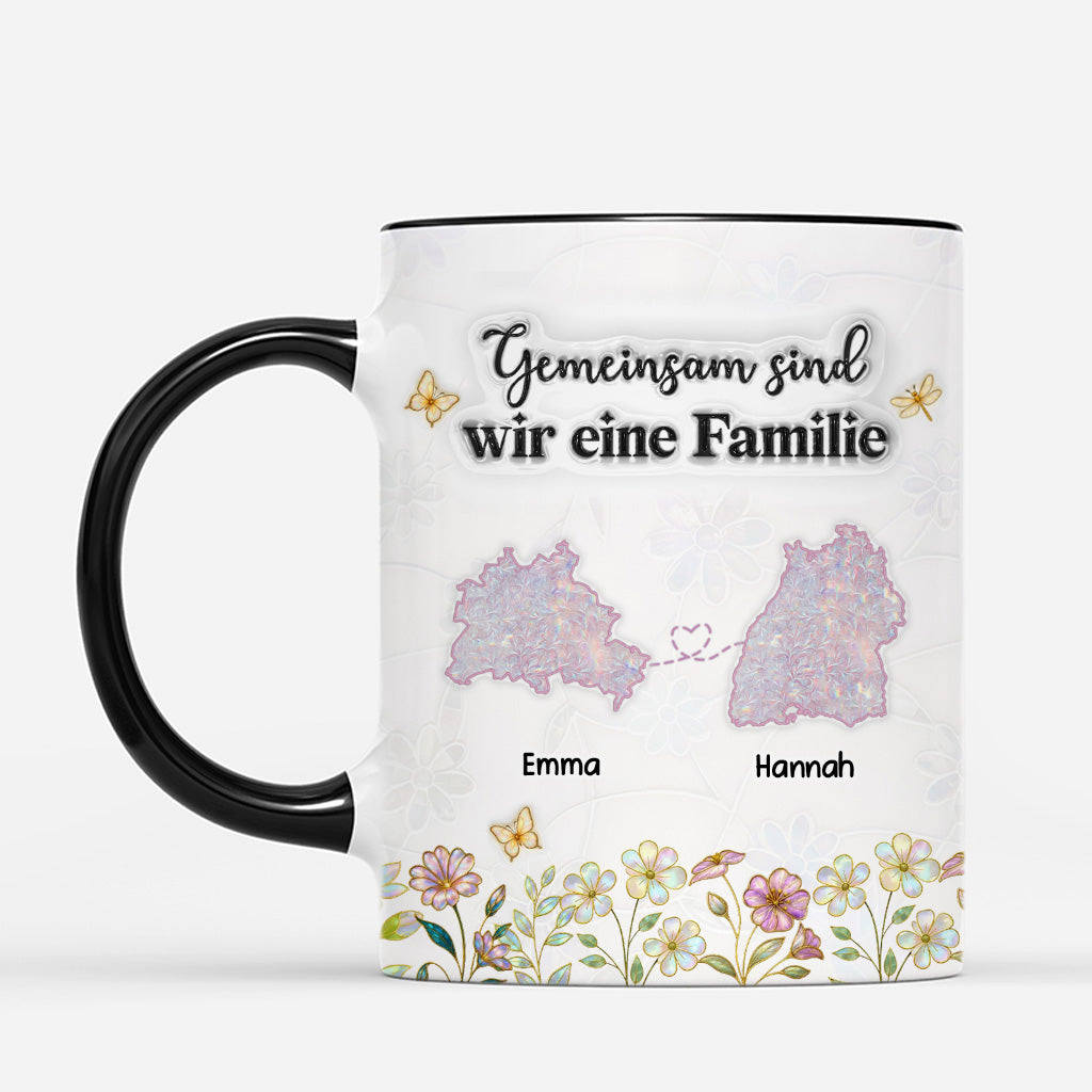 5886MGE2 familienliebe kennt keine distanz personalisierte tasse familie blumen landkarte 5886M6LAI