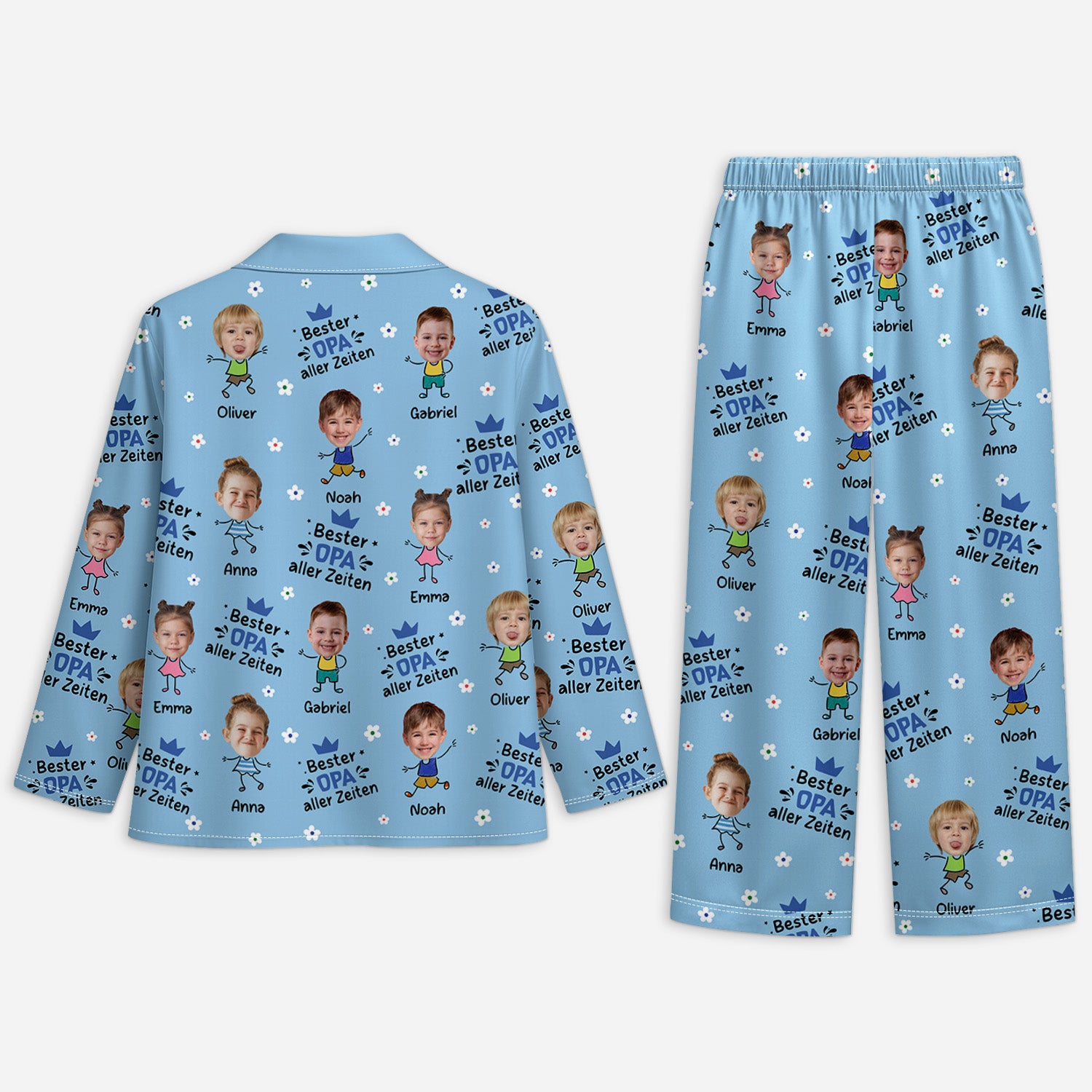 5898VGE2 bester opa aller zeiten personalisierte pyjama oma opa mit gesicht 5898V8YMB