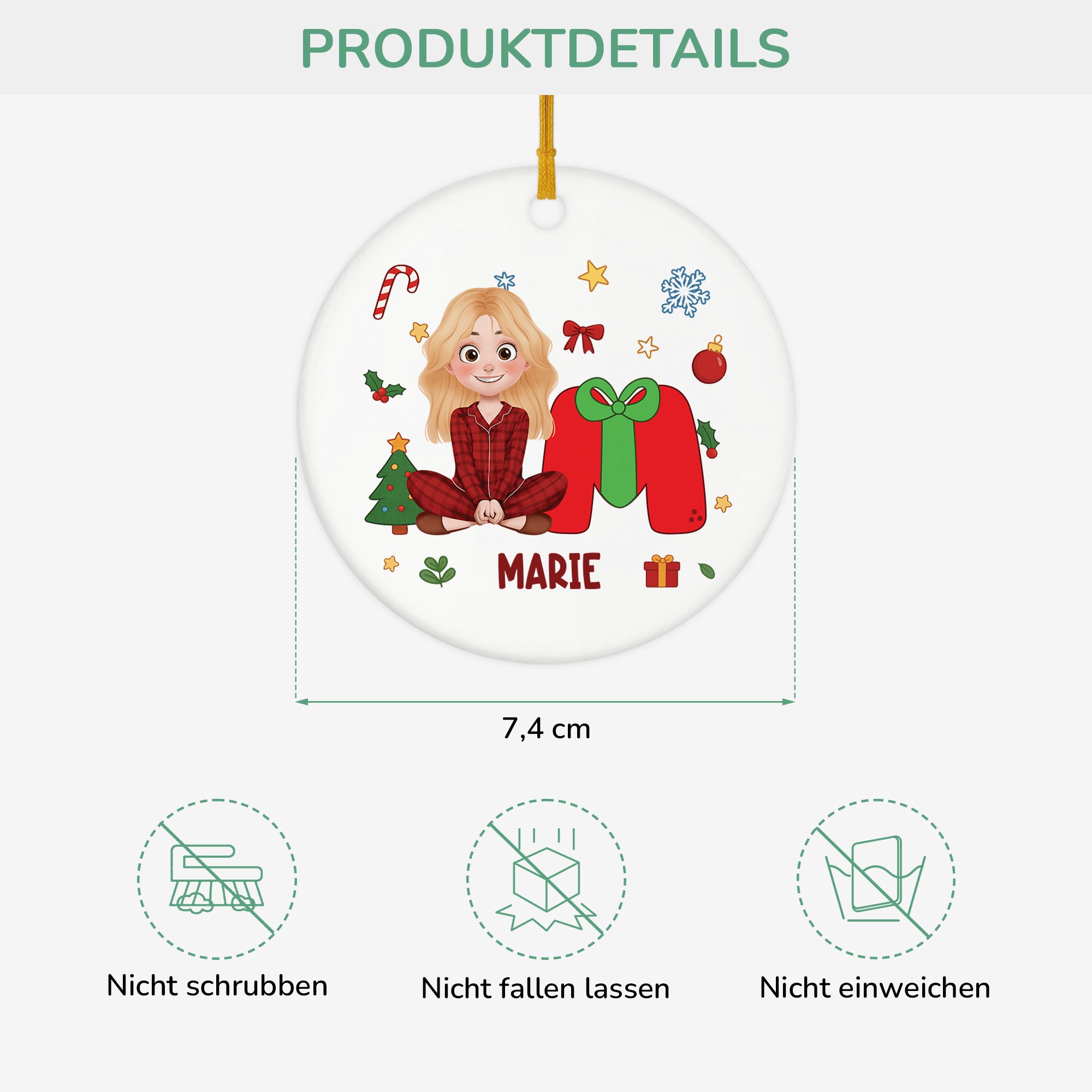 5899OGE3 3d druck effekt erstes weihnachten_ laufgitter personalisierter weihnachtsschmuck_ acryl zur geburt 5899OKL5A