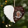 5920OGE1 ich bin immer bei dir personalisierte 1 schicht holz ornamente papa mit foto weihnachten zur erinnerung 5920O8TCB