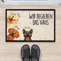 5925DGE2 wir regieren das haus fussmatte hunde personalisiert_ 5925D8H0C