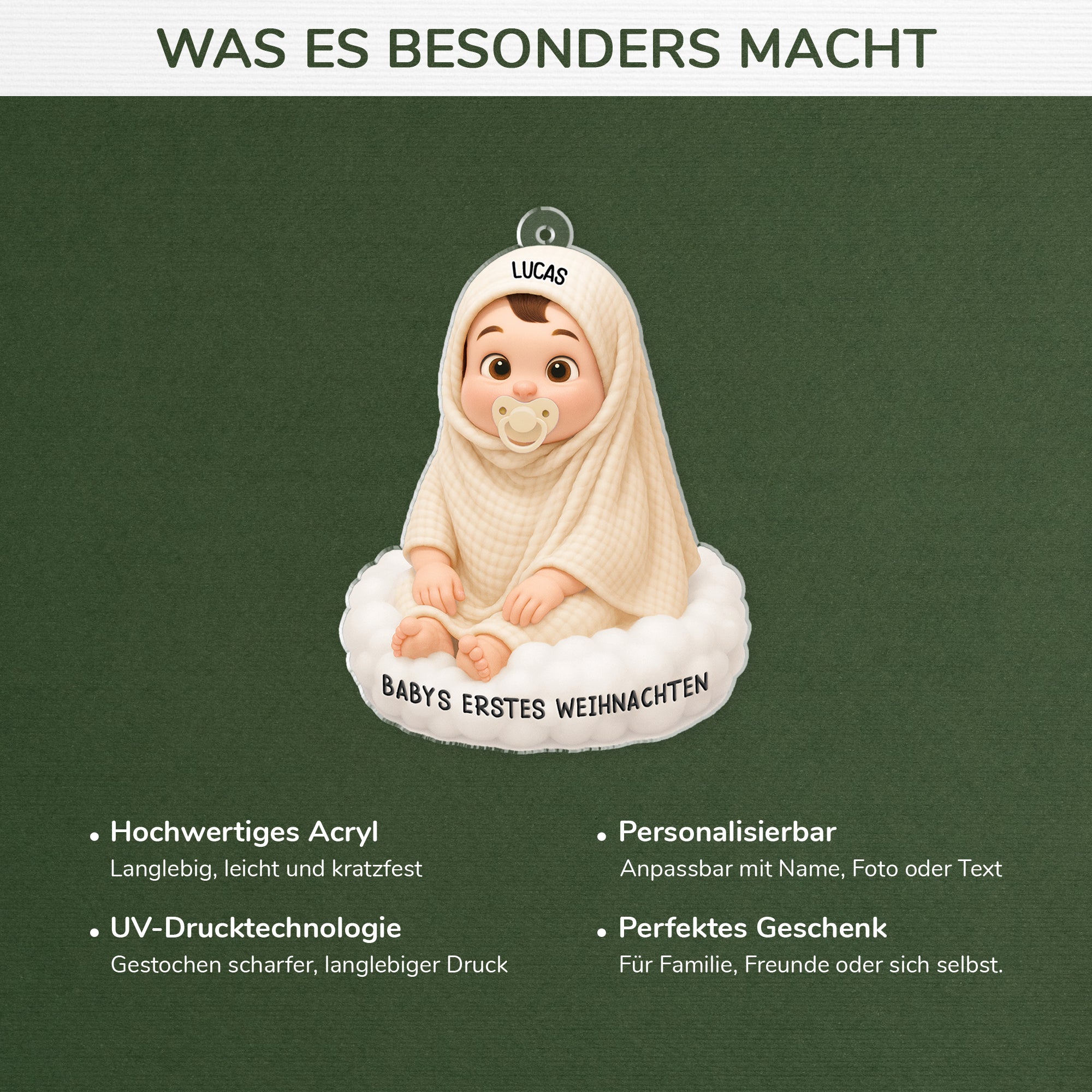 5940OGE4 3d druck effekt hallo weihnachten personalisierter weihnachtsschmuck_ acryl zur geburt 5940OKZCK