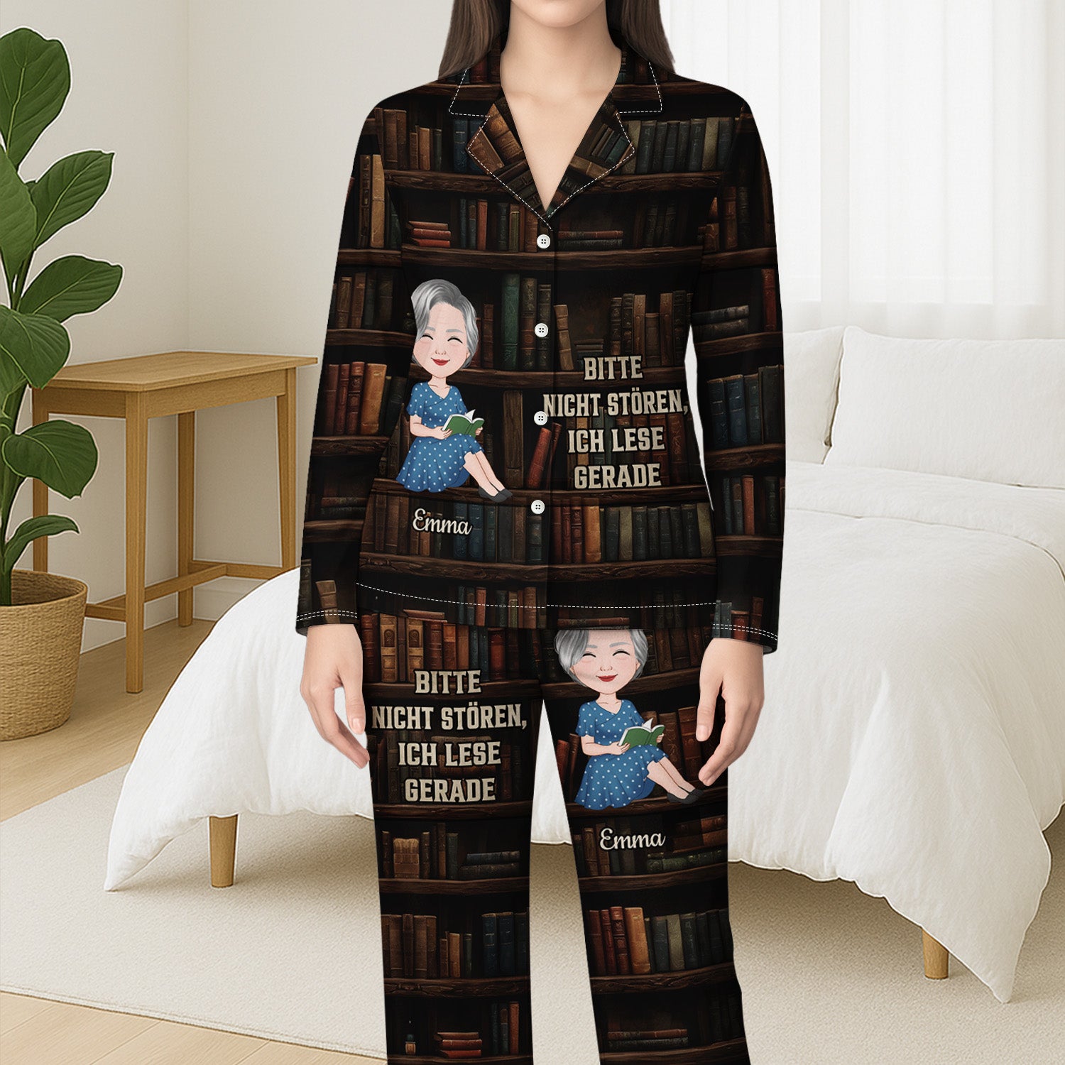 5949VGE3itte nicht storen ich lese gerade personalisierte pyjama damen _leseratten 5949V8QTA