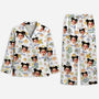 5951VGE1 madchen und blumen personalisierte pyjama damen_ 5951VKQNA