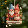 5953OGE1 3d druck effekt gemeinsam alt werden seit personalisierte 1 schicht holz ornamente weihnachten gnom paare 5953OKM5G