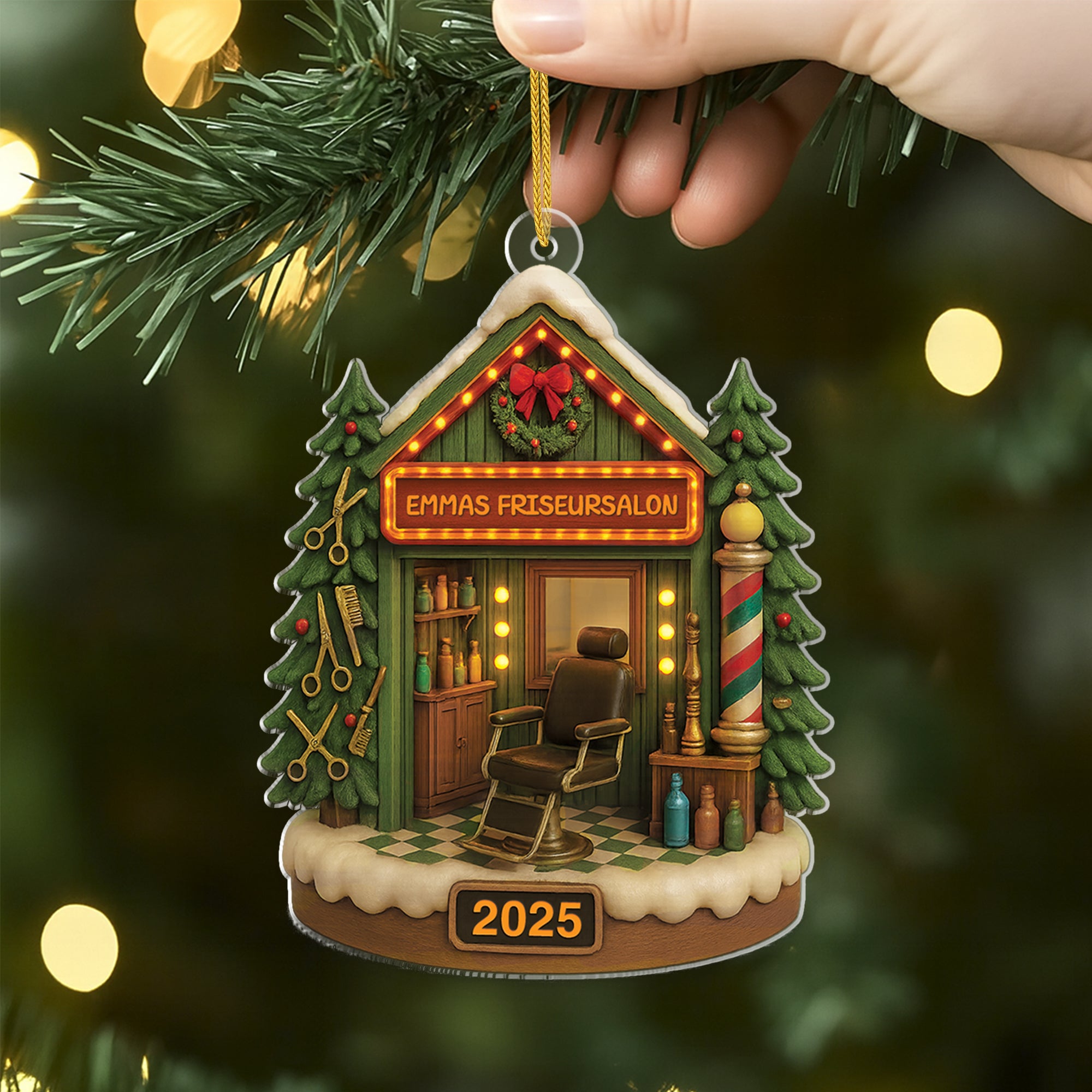 5954OGE2 3d druck effekt friseursalon personalisierter weihnachtsschmuck_ acryl frauen manner 5954OKTCB