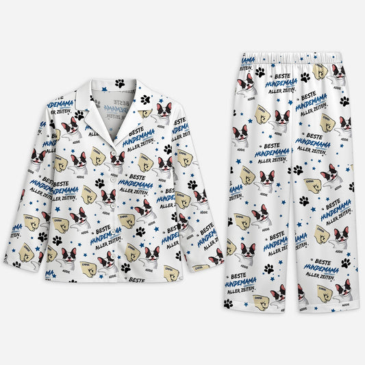 5966VGE1 beste hundemama aller zeiten personalisierte pyjama_ hund 5966V8YAC