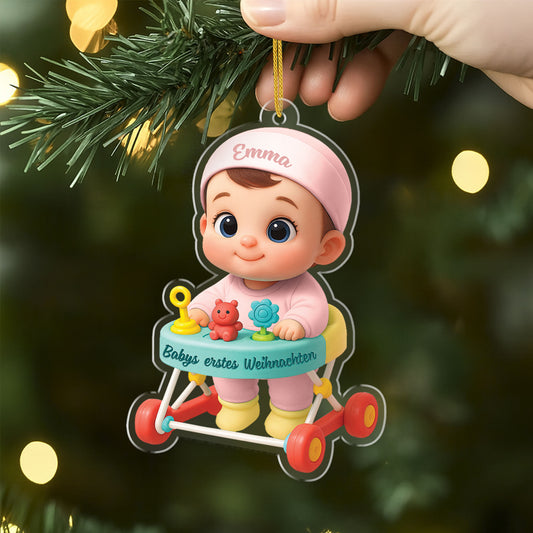 5976OGE2 3d druck effekt babys erstes weihnachten weihnachtsschmuck_ personalisiert acryl 5976OKTQK
