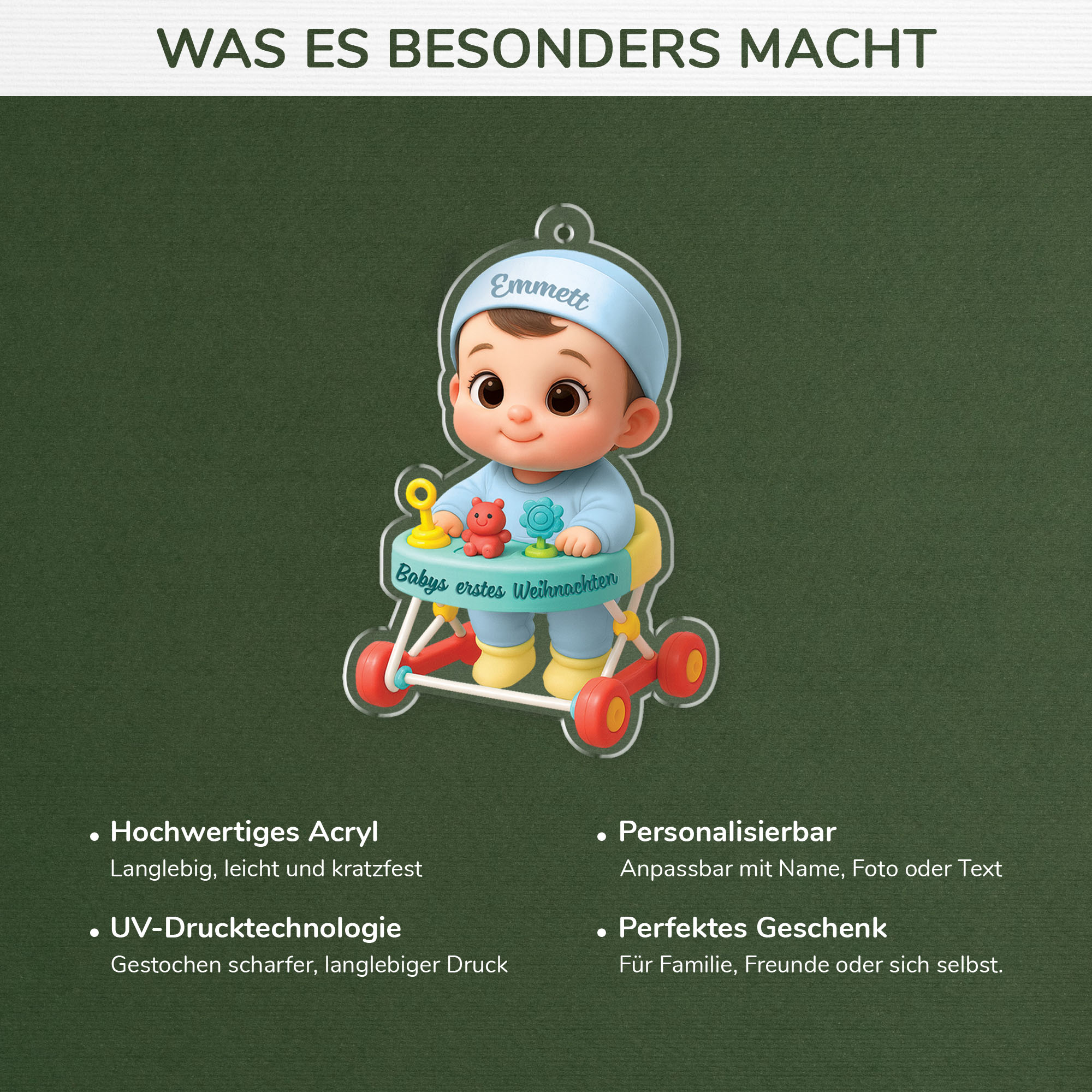 5976OGE4 3d druck effekt babys erstes weihnachten weihnachtsschmuck_ personalisiert acryl 5976OKTQK