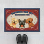 5981DGE1 besucher nur mit genehmigung des hundes cartoon fussmatte personalisiert hund_ 5981D8TZC