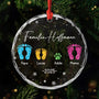 6045OGE1 die familie fussabdruck glas weihnachtsschmuck_ personalisiert 6045O3QQI