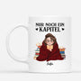 6060MGE1 nur noch ein kapitel personalisierte tasse leseratten frauen manner 6060M