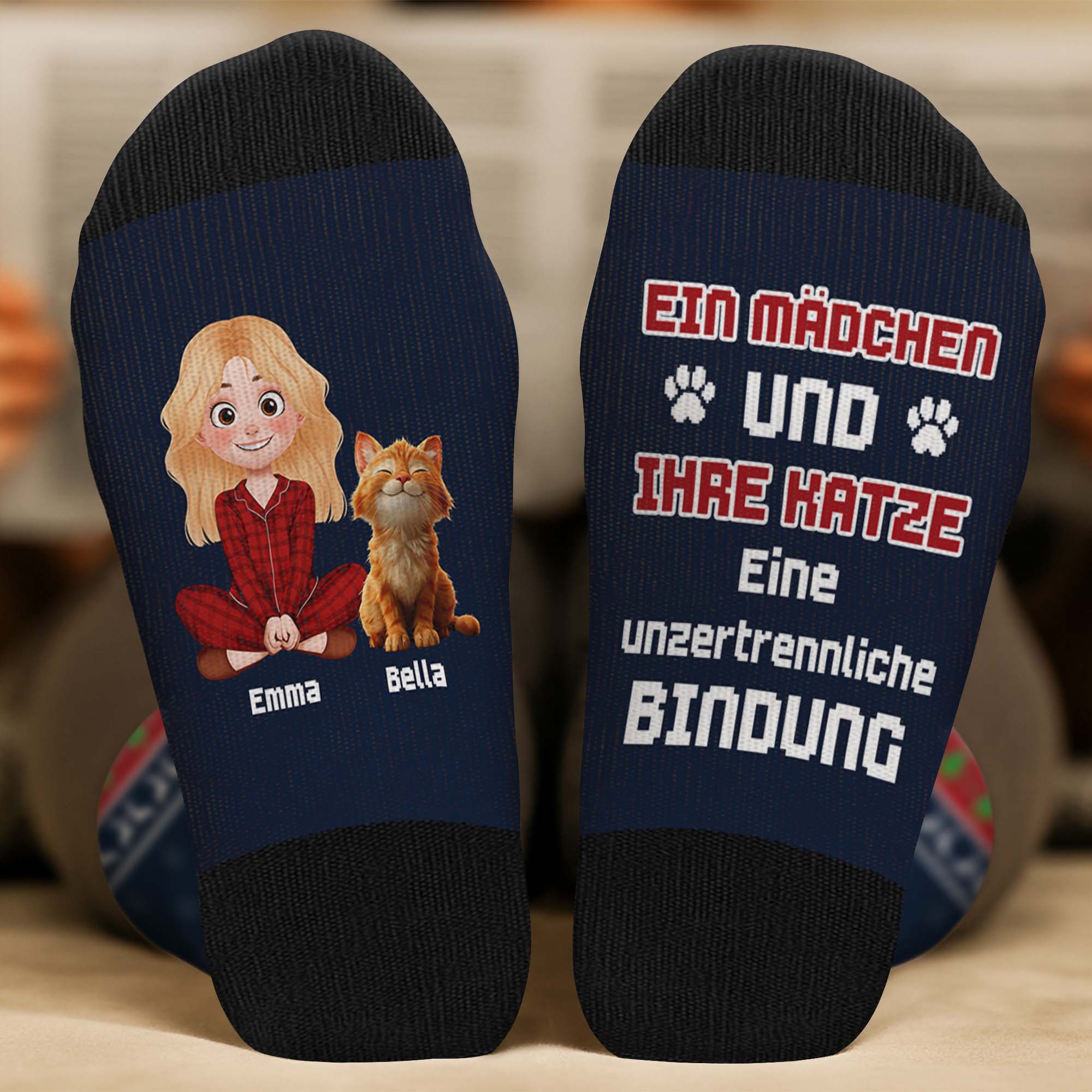 6069JGE2 ein mann und seine katze eine unzertrennliche bindung personalisierte weihnachtssocken_ katze 6069JKTMD_83fd8eaa 6550 41e2 a727 be80036806d5
