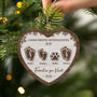 6076OGE2 unser erstes weihnachten als familie fussabdruck personalisierte 2 schicht holz ornamente 6076O6MNI