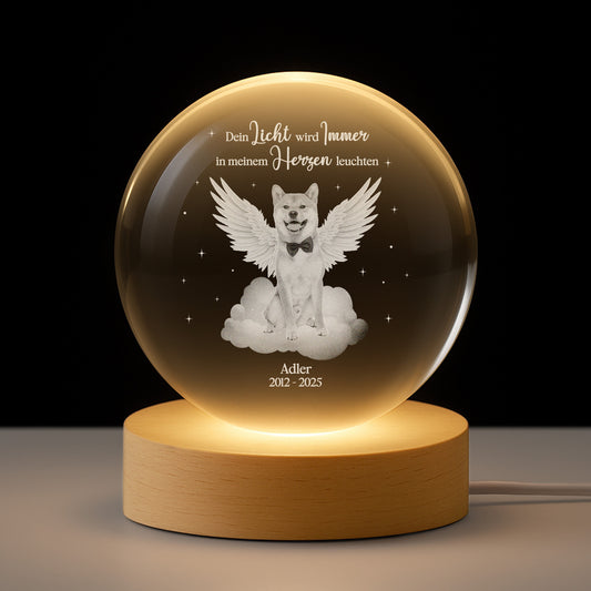 6140LGE1 dein licht wird fur immer in meinem herzen leuchten kristallkugel personalisiert_ mit foto zur erinnerung 6140L6MCA