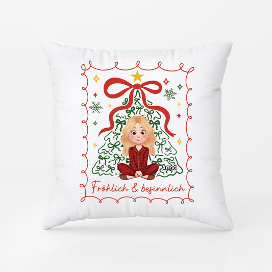 6164PGE1 frohlich besinnlich weihnachten kissen personalisieren_ manner damen 6164PKP5A